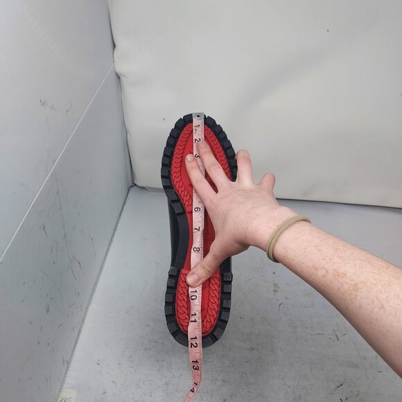 Christian Louboutin Black CL Logo Lace Up Boot - Picture 7 of 10